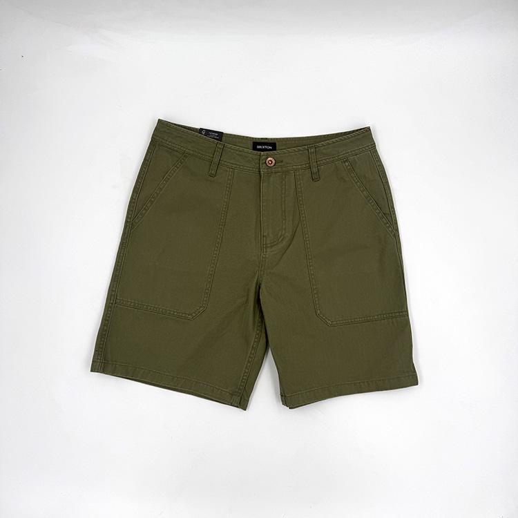Surplus Herringbone Short (Washed Olive Green)