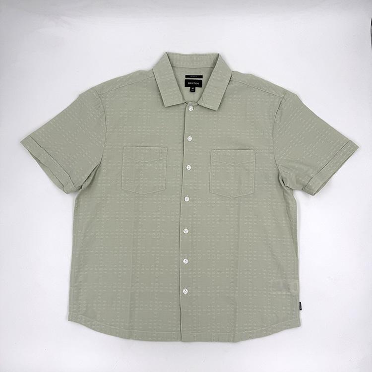 The Vintage S/S Woven (Sea Foam/Jacquard Check)