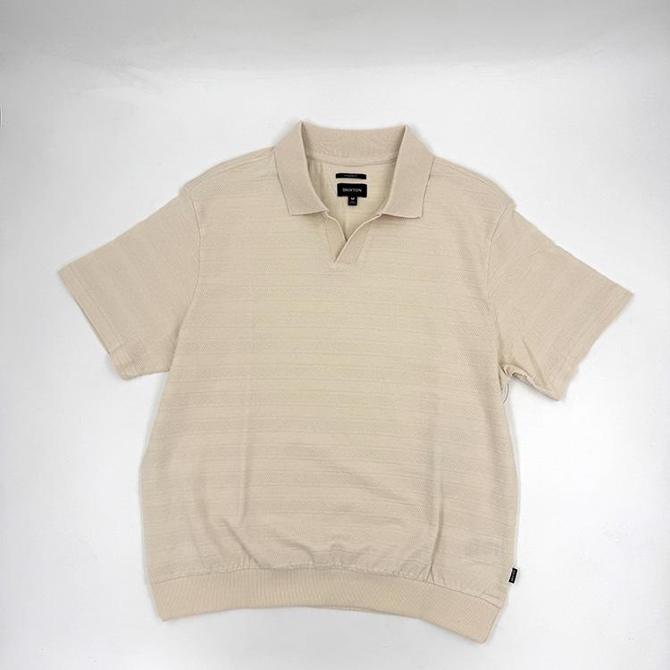 Theo Jaquard S/S Polo (Cream)
