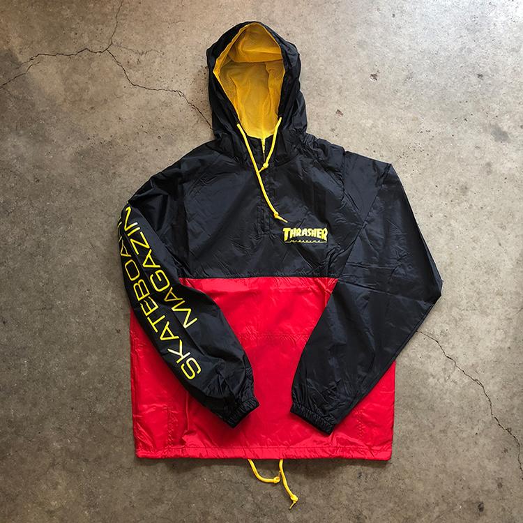 Logo Anorak (Black/Red)