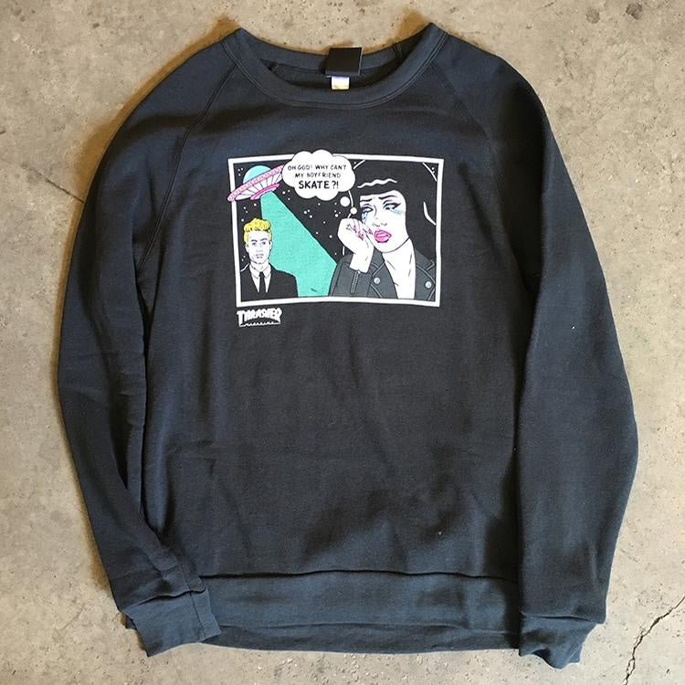 Alien Boyfriend Crewneck (Black)