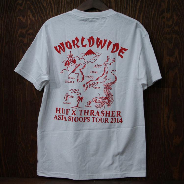 HUF X Thrasher Souvenir Tee (WHT)