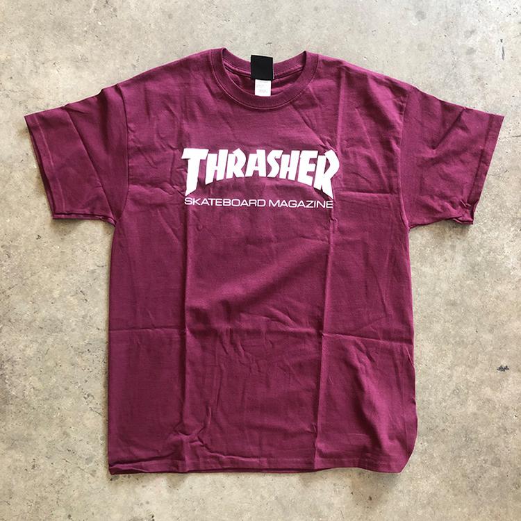 Skate Mag Tee (Maroon)