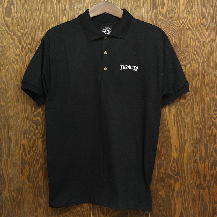 Embroidered Logo Polo (Black)
