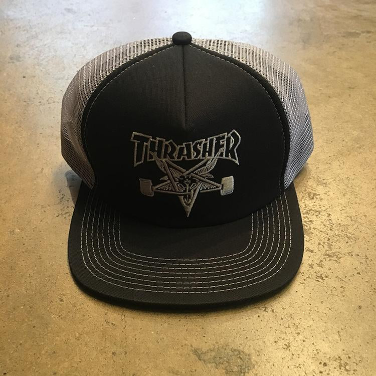 Skategoat Mesh Cap (Black/Grey)