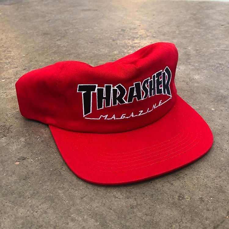 Outlined Snapback (Red)
