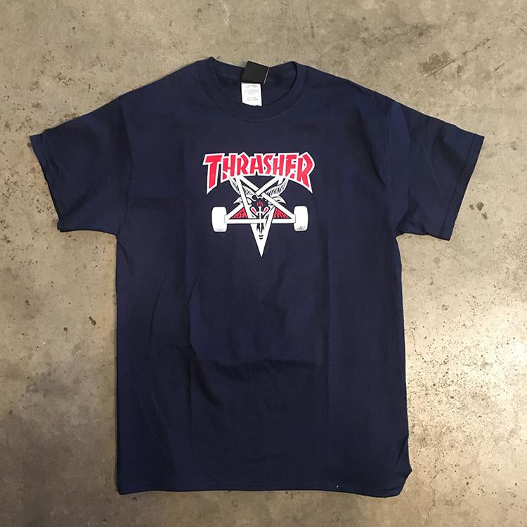 Two Tone SK8Goat S/S (Navy)