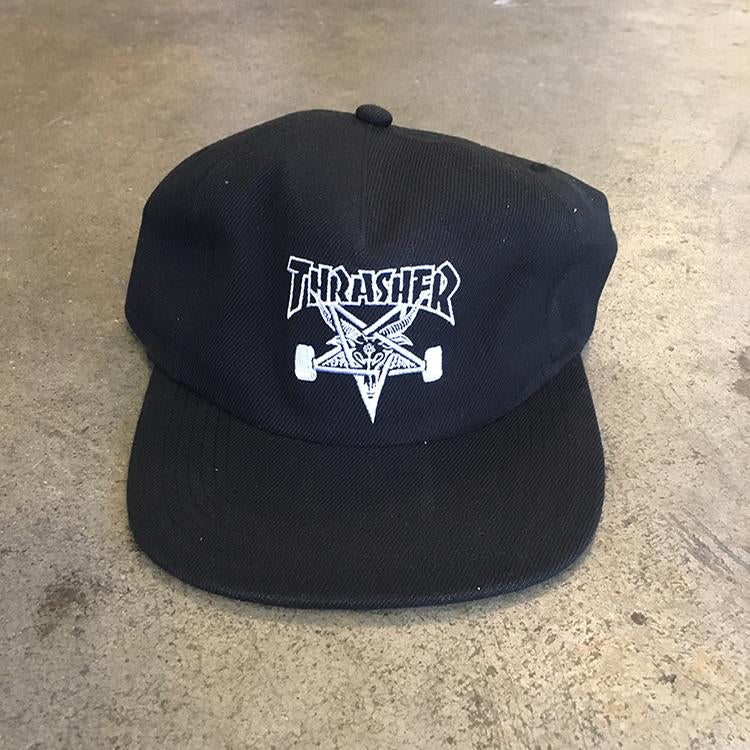 Skategoat Wool Snapback (Black)