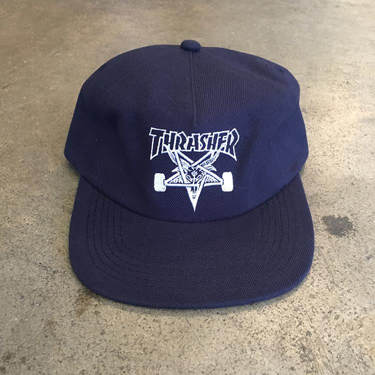 Skategoat Wool Snapback (Navy)