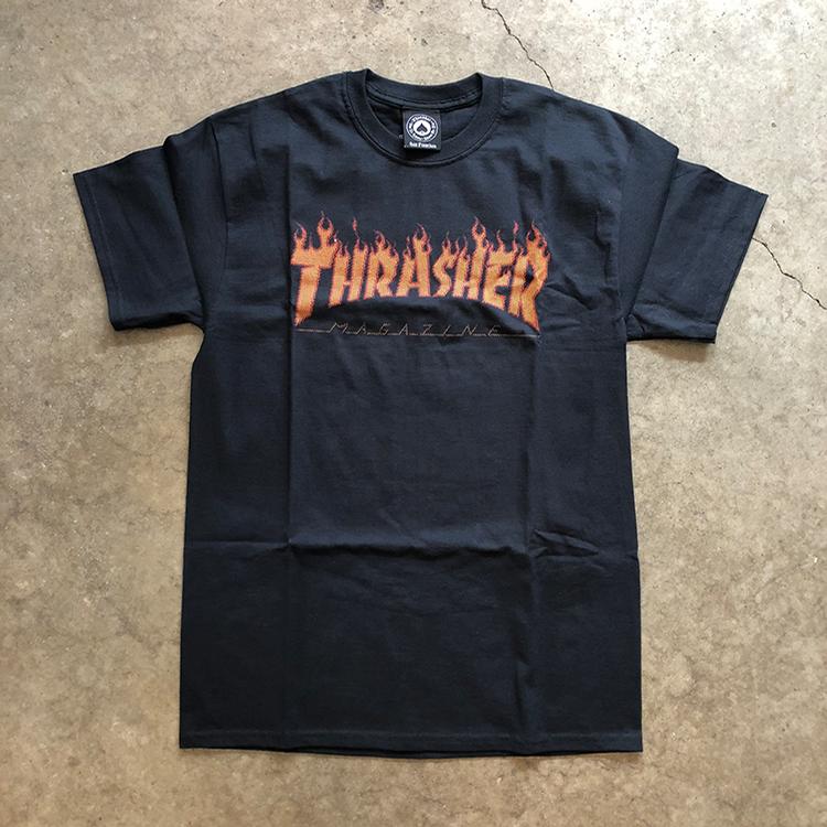Flame Halftone S/S (Black)