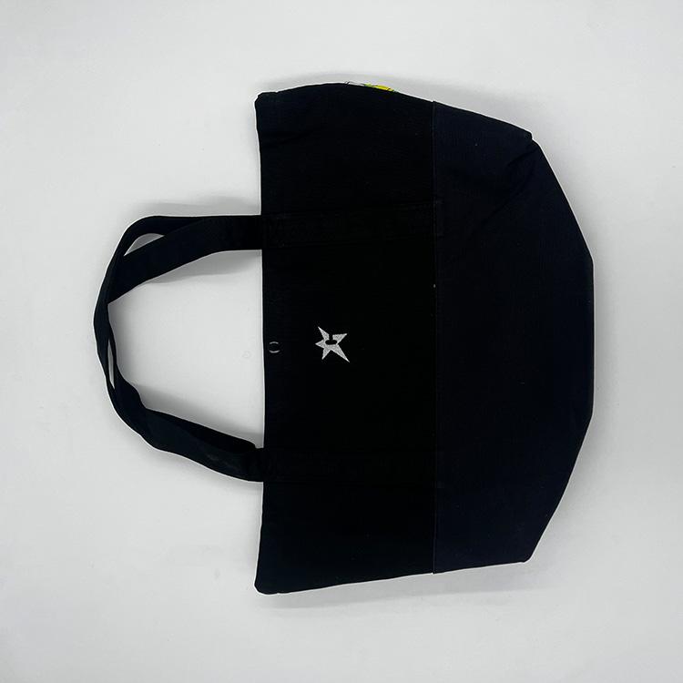 C Star Duck Canvas Tote (Black)