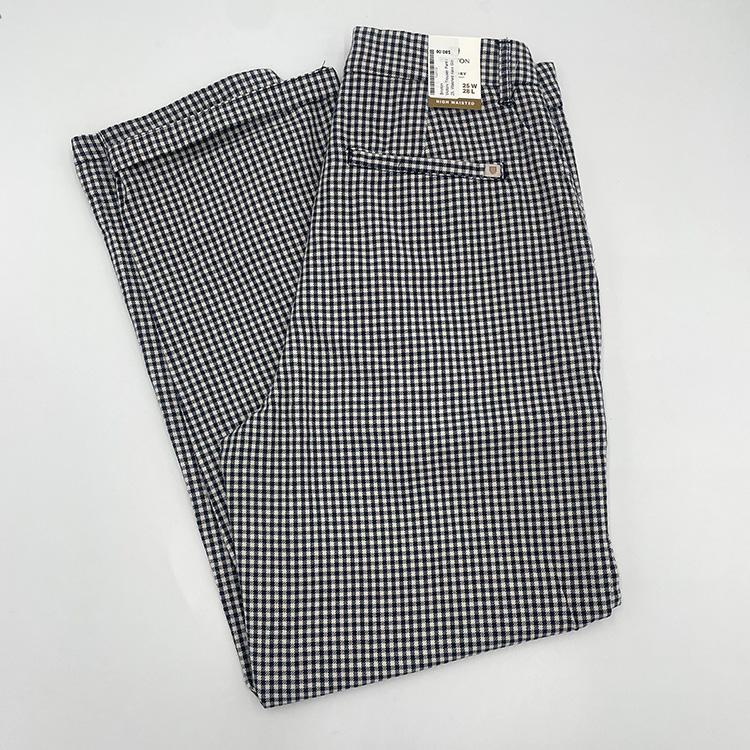 Victory Trouser Pant (Washed Navy Gingham)