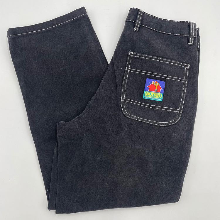 Work Double Knee Pant (Washed Black)