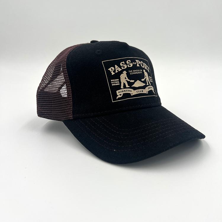 Workers Club Denim Packers Trucker (Washed Black)
